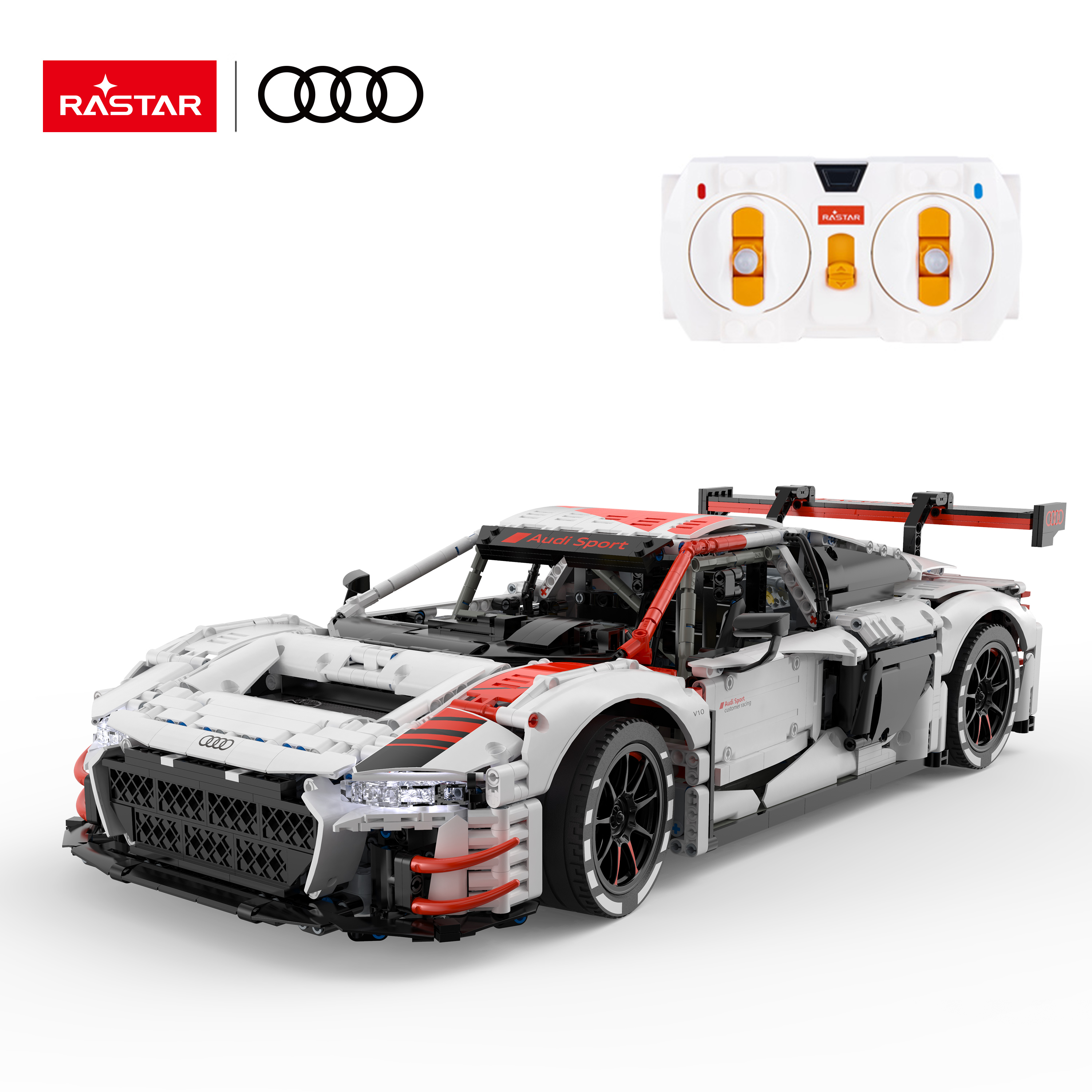 R/C 1:8 Audi R8 LMS GT3 Bricks Car