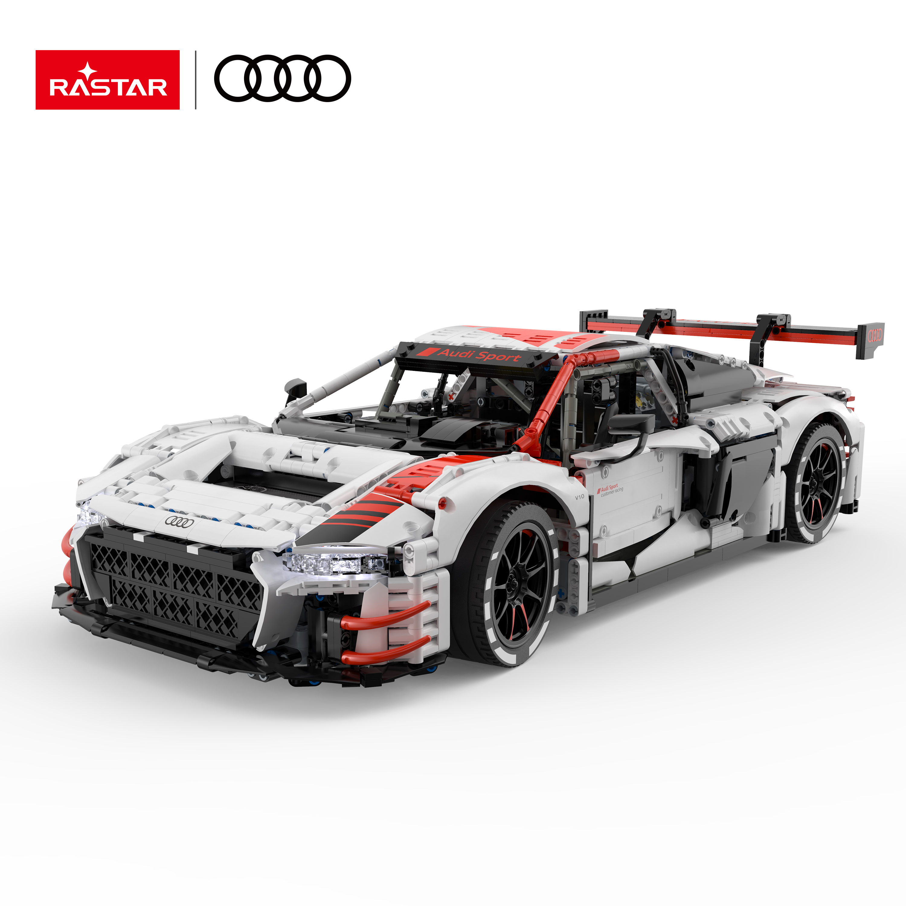 1:8 Audi R8 LMS GT3 Bricks Car